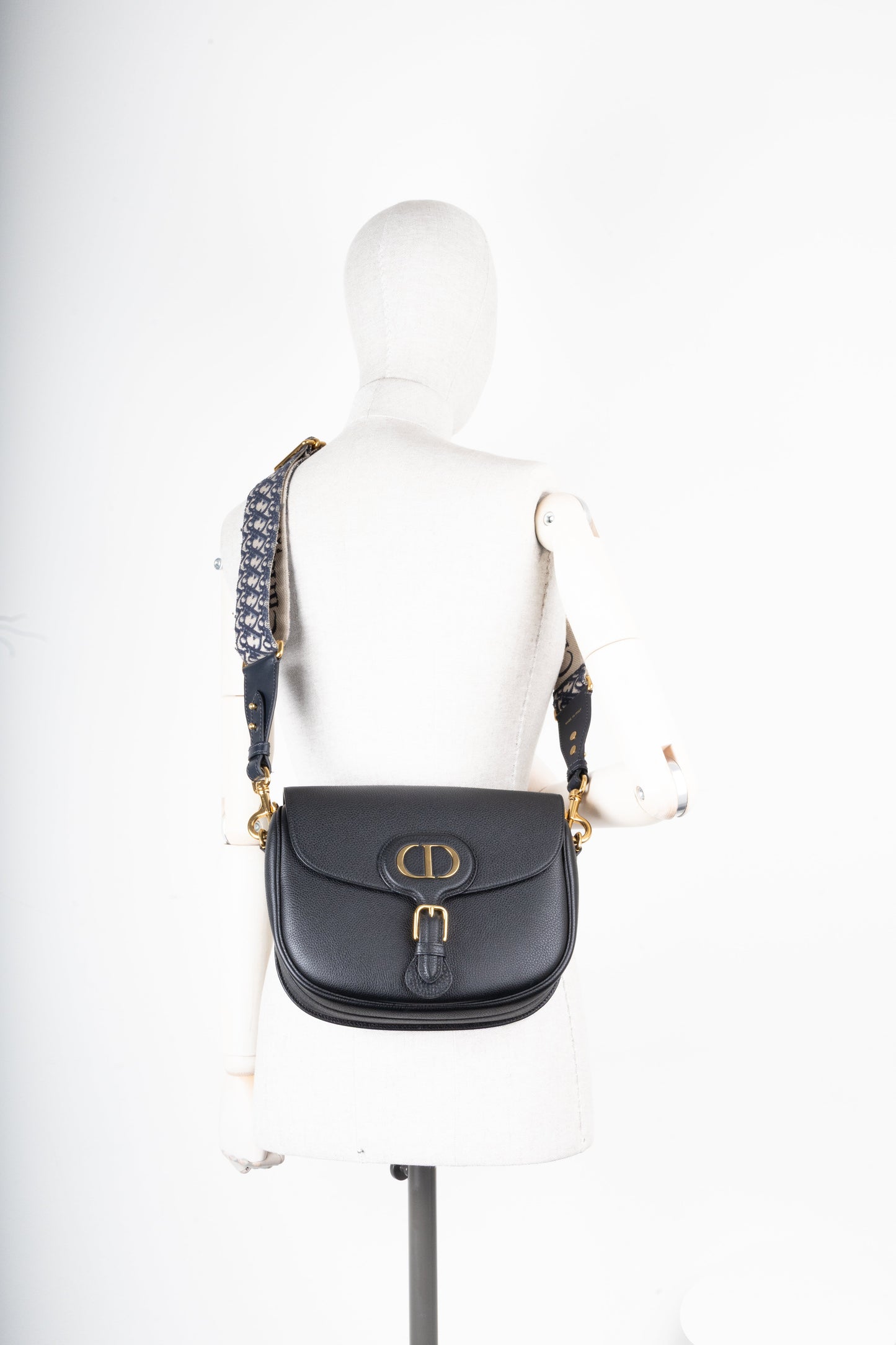 Christian Dior Bobby Bag Large Leather Black
