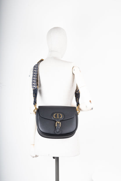 Christian Dior Bobby Bag Large Leather Black