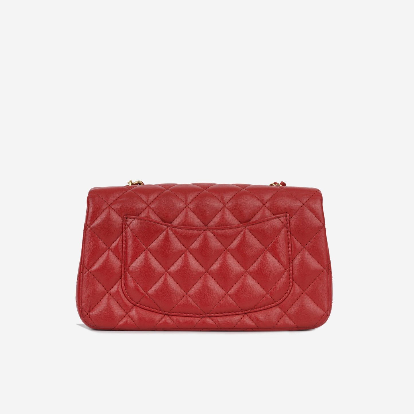 Chanel Classic Flap Lambskin Gold Shoulder Bag Style 41