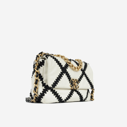Chanel Chanel 19 Calfskin Black Shoulder Bag Calfskin