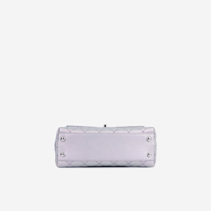 Chanel Small Coco Handle - Purple Iridescent