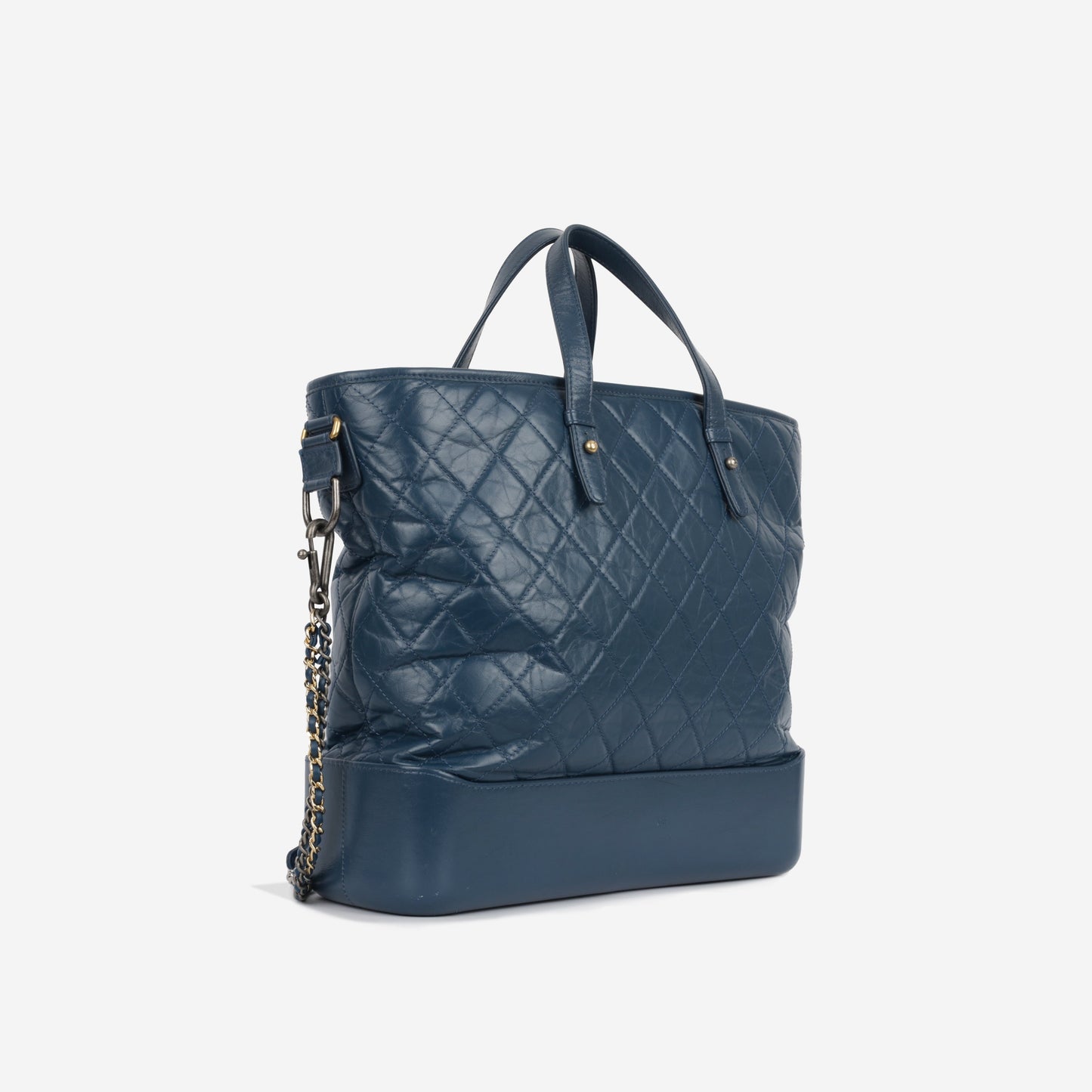 Chanel Gabrielle Calfskin Gold Shoulder Bag Calfskin