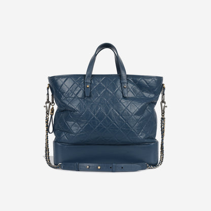 Chanel Gabrielle Calfskin Gold Shoulder Bag Calfskin