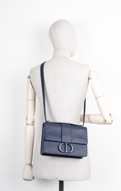 Christian Dior 30 Montaigne Flap Bag Navy