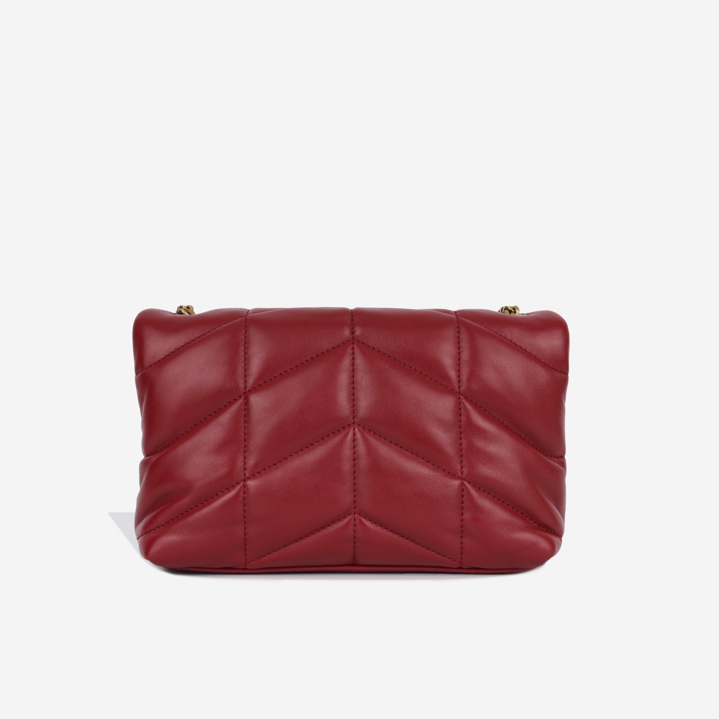 Saint Laurent Puffer Red Shoulder Bag Style 2