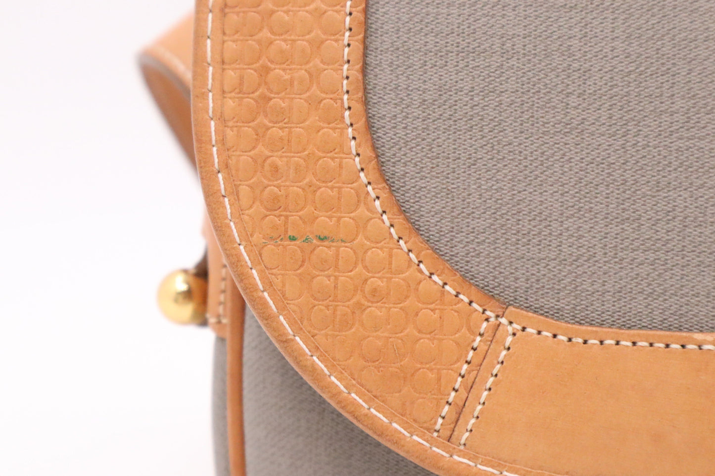 Dior Crossbody in Gray Coated Canvas