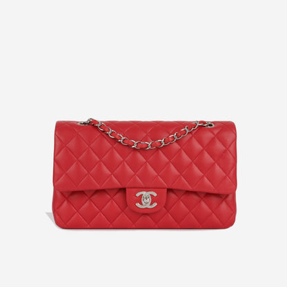 Chanel Classic Flap Lambskin Gold Shoulder Bag Style 25