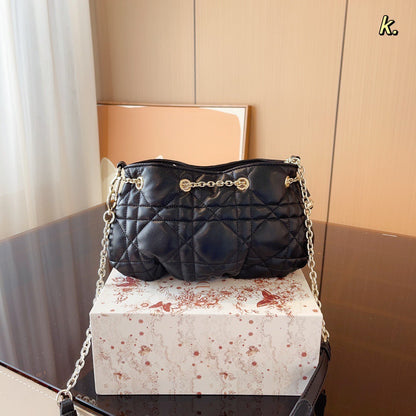 Dior Chain Leather Crossbody Bag