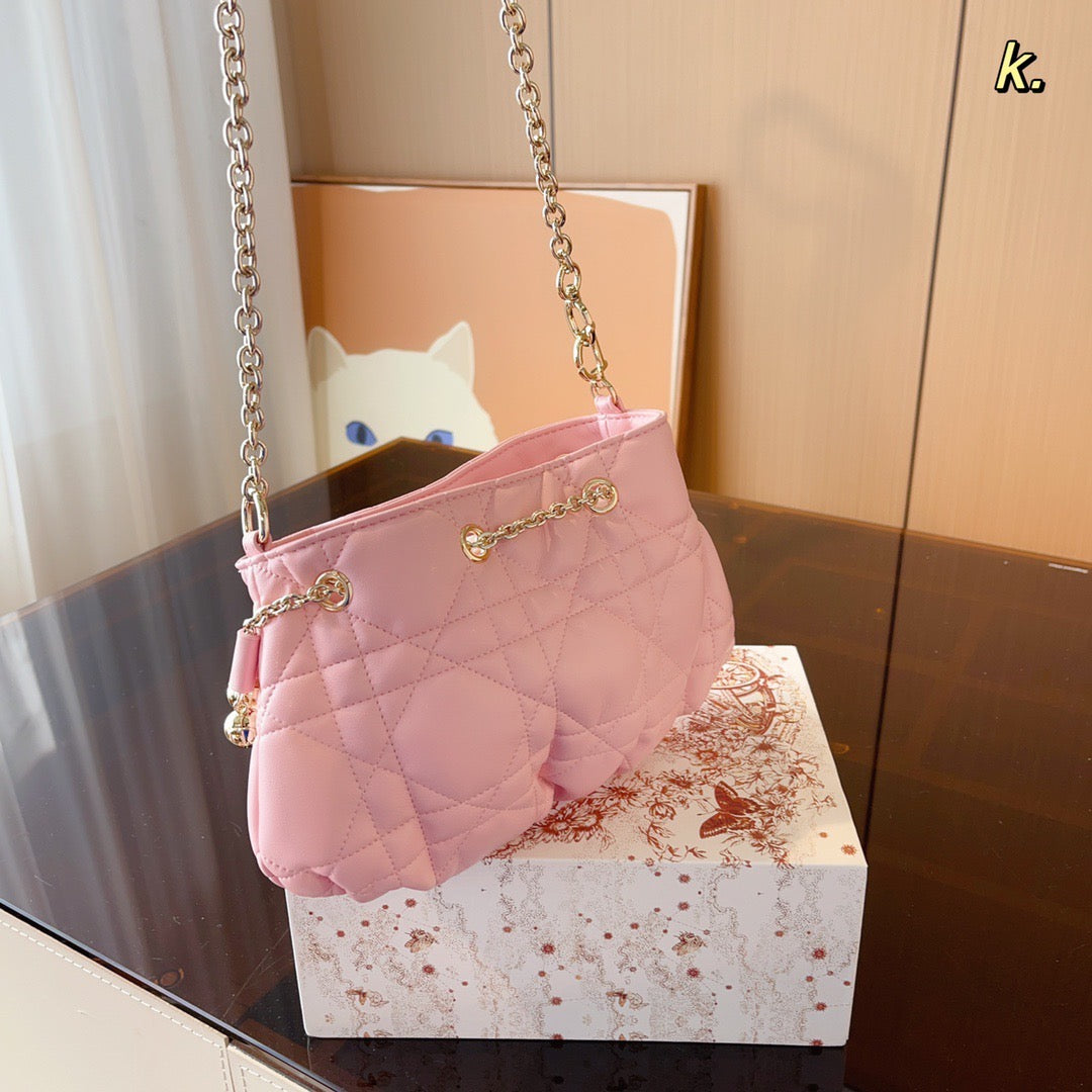 Dior Chain Leather Crossbody Bag