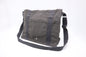 Hermes Herline Bassas Shoulder Bag In Grey Canvas