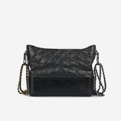 Chanel Classic Flap Lambskin Black Shoulder Bag Style 294