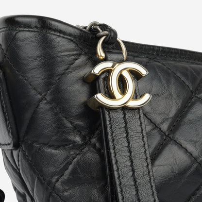 Chanel Classic Flap Lambskin Black Shoulder Bag Style 294