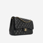 Chanel Classic Flap Lambskin Black Shoulder Bag Style 27