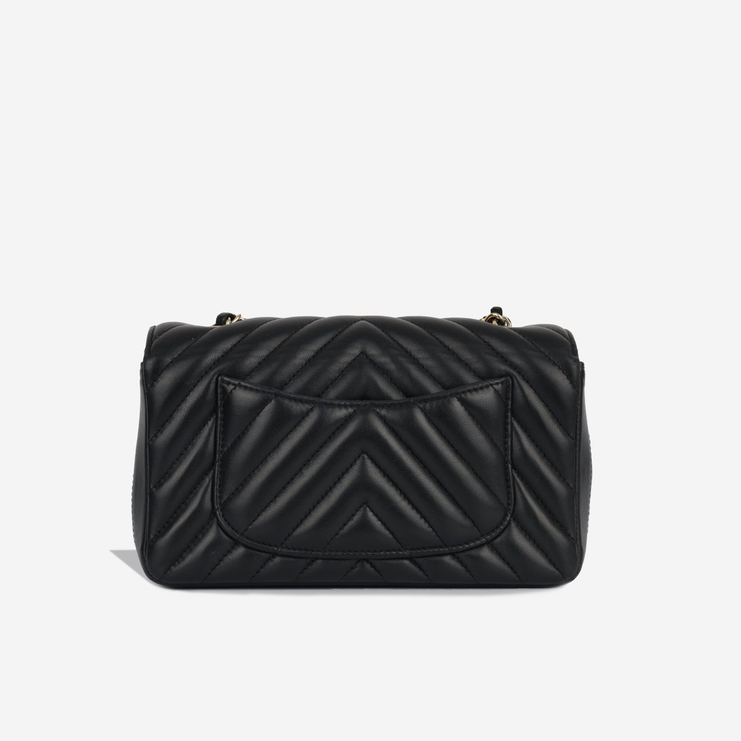 Chanel Classic Flap Lambskin Black Shoulder Bag Style 134