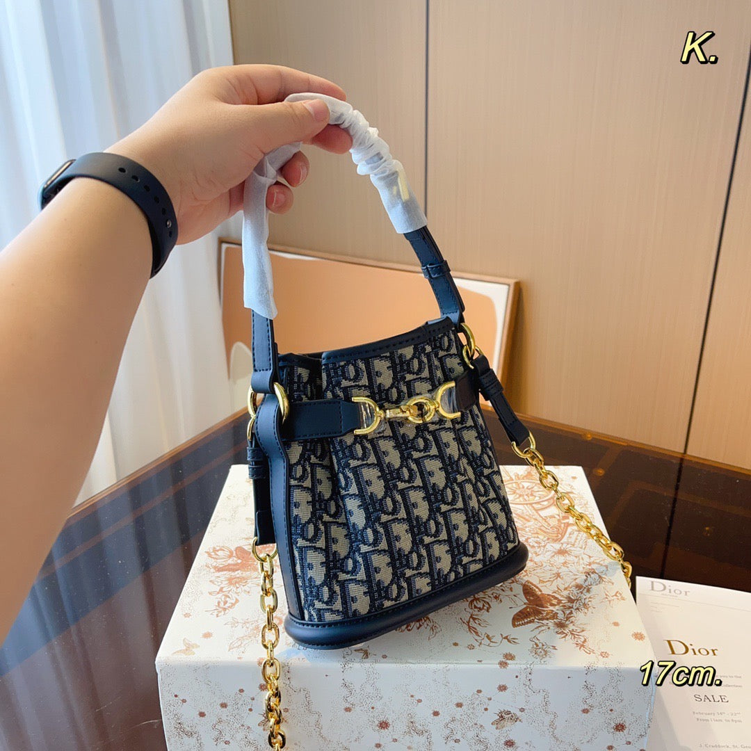 Dior Twist Chain Leather Crossbody Bag