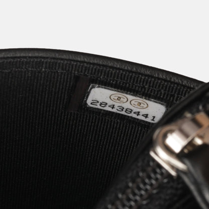 Chanel Boy Bag Lambskin Black Crossbody Lambskin