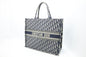 Dior Large Book Tote in Blue Oblique Canvas