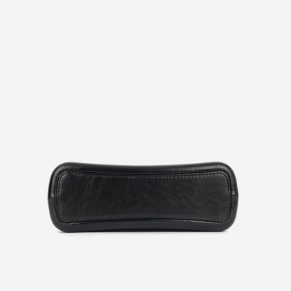 Chanel Classic Flap Calfskin Black Shoulder Bag Style 24