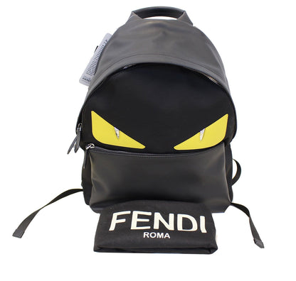 Fendi Luxury Leather Black Backpack