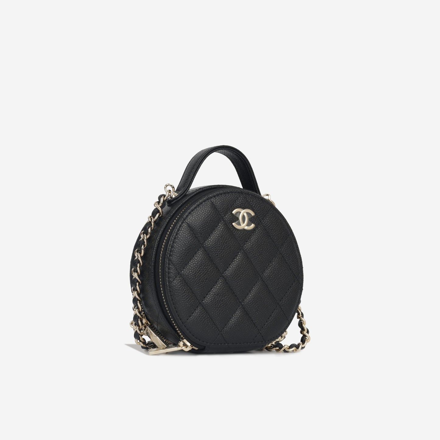 Chanel Round Clutch On Chain With Handle