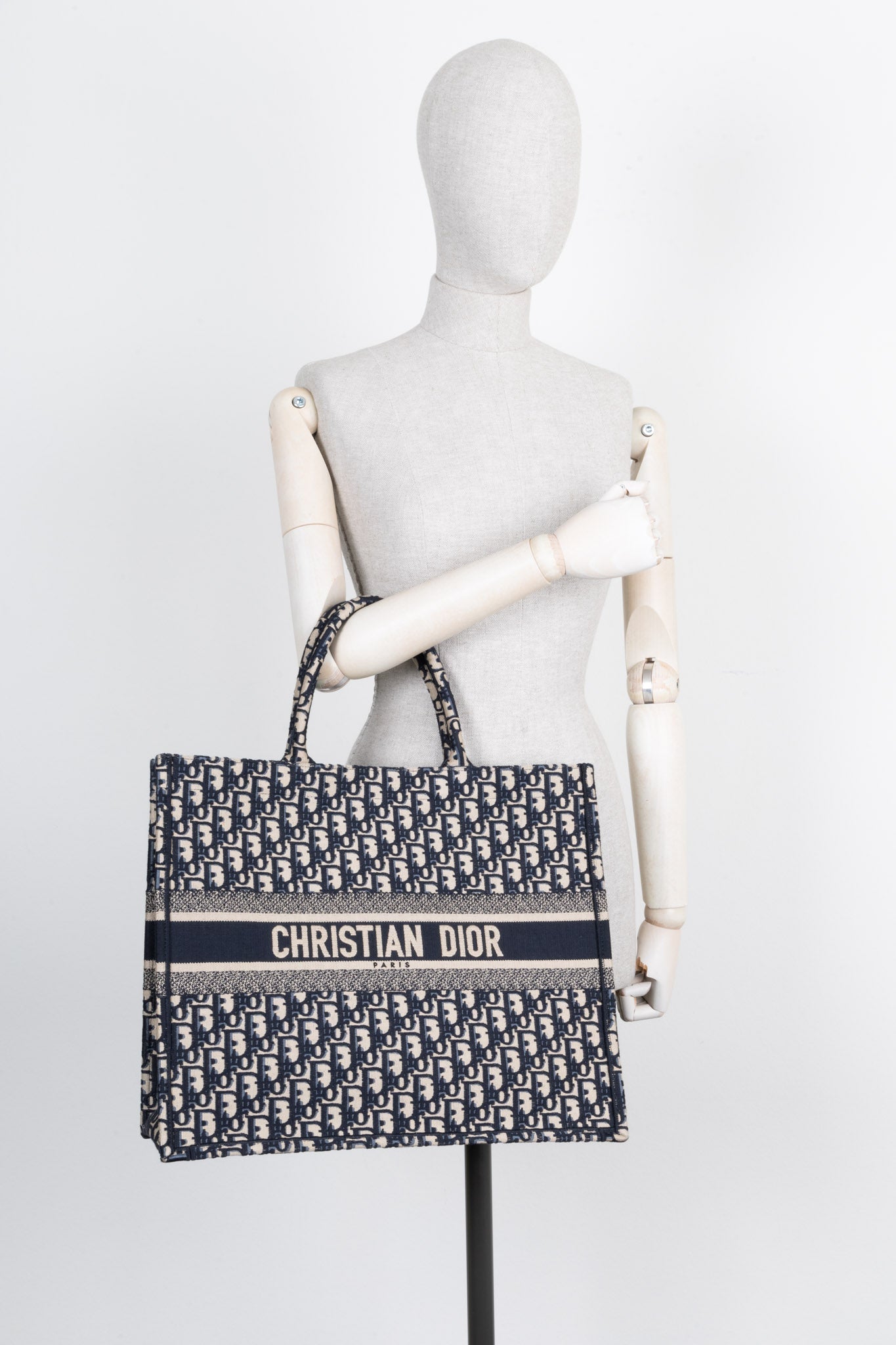 Dior Book Tote Oblique Blue Tote Bag Style 17