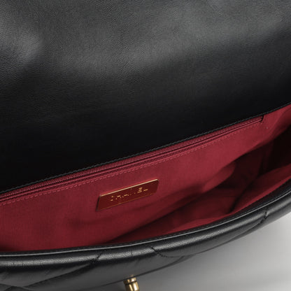 Chanel Chanel 19 Lambskin Black Shoulder Bag Style 2