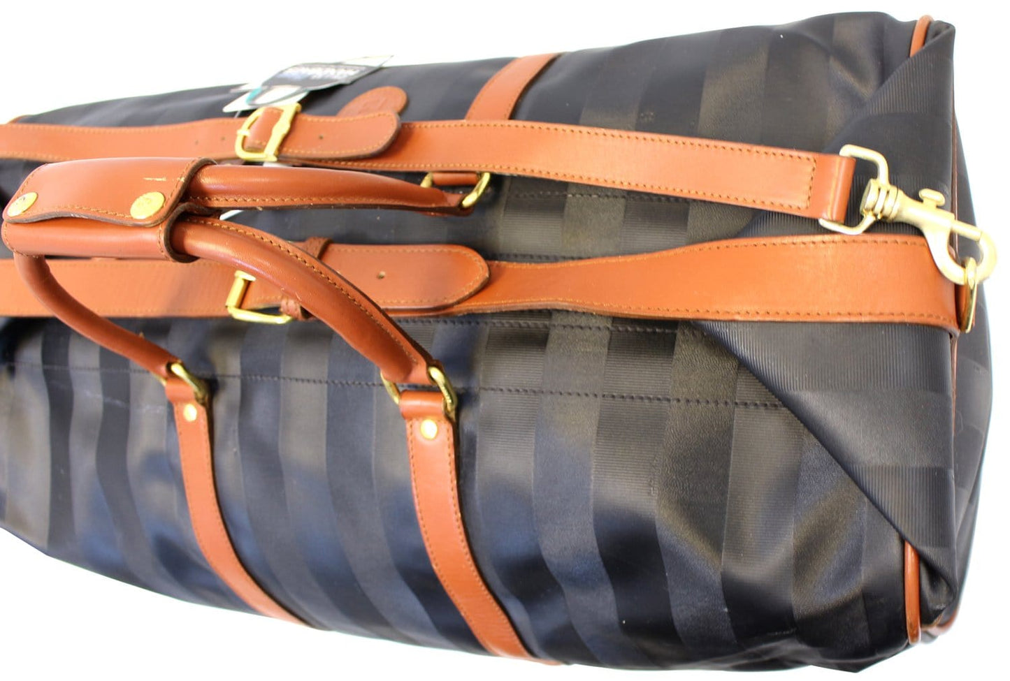 Fendi Luxury Leather Black Handbag Black