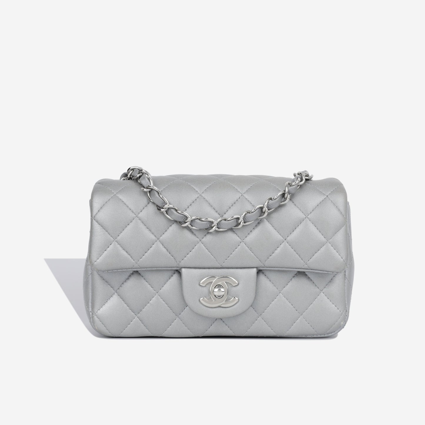 Chanel Classic Flap Lambskin Black Shoulder Bag Style 136