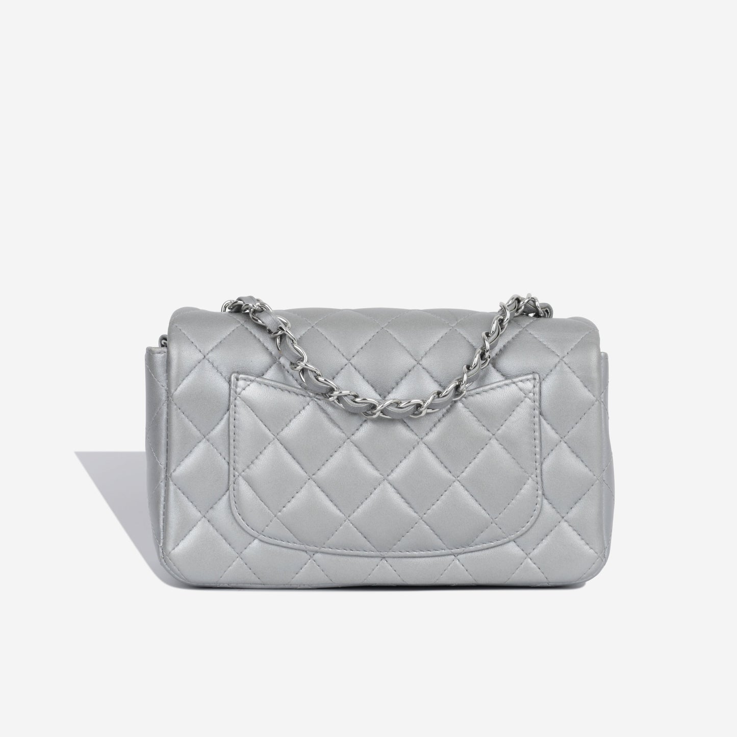 Chanel Classic Flap Lambskin Black Shoulder Bag Style 136