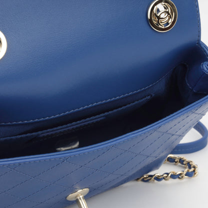 Chanel Timeless Lambskin Silver Shoulder Bag Lambskin