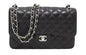 Chanel Flap Classic Quilted Caviar Leather Black Shoulder Bag Style 3