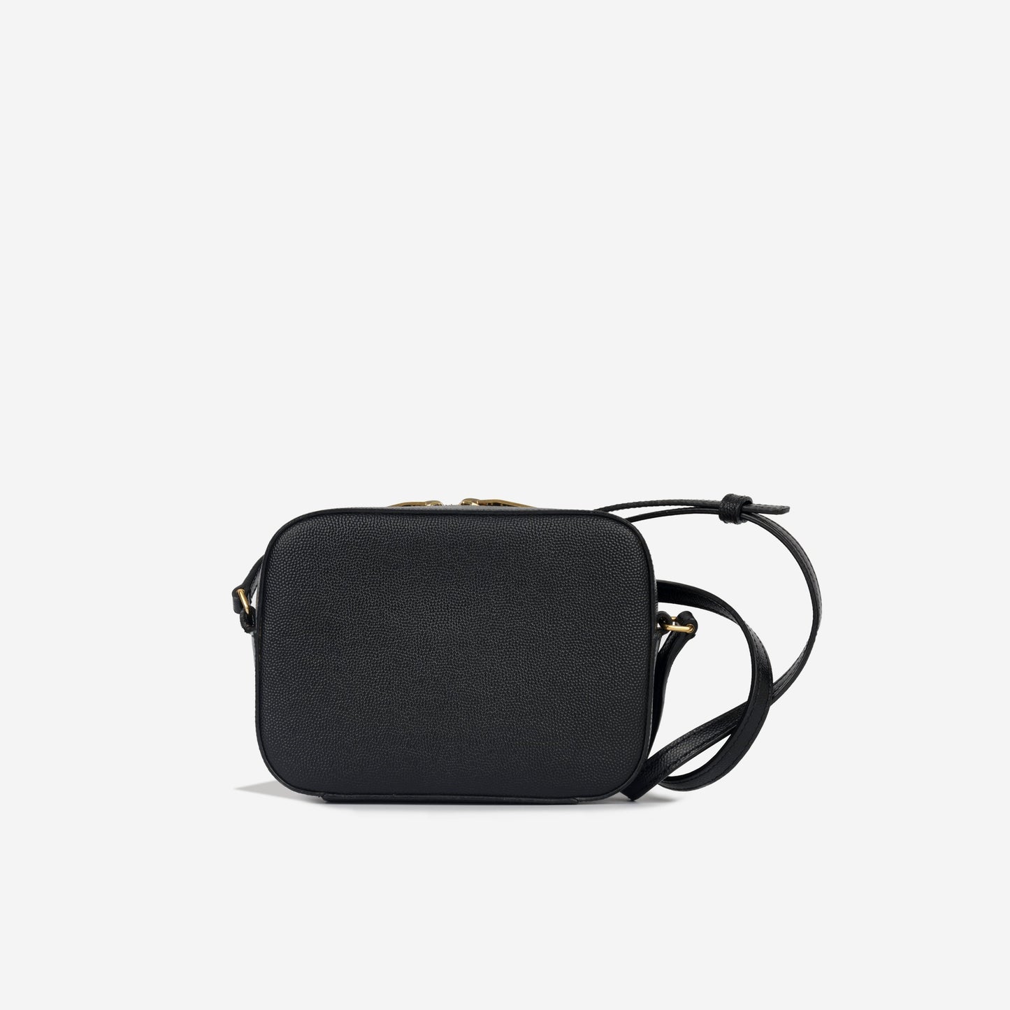 Saint Laurent Mini Camera Case - Black Grained Ghw