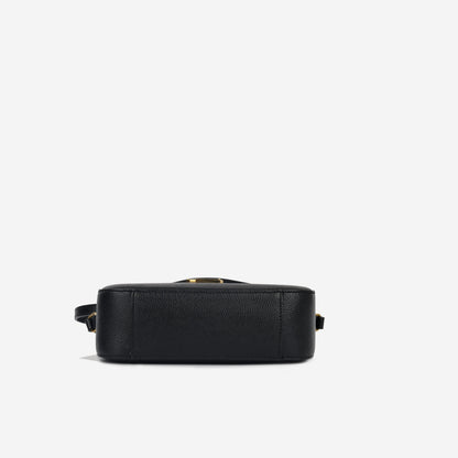 Saint Laurent Mini Camera Case - Black Grained Ghw