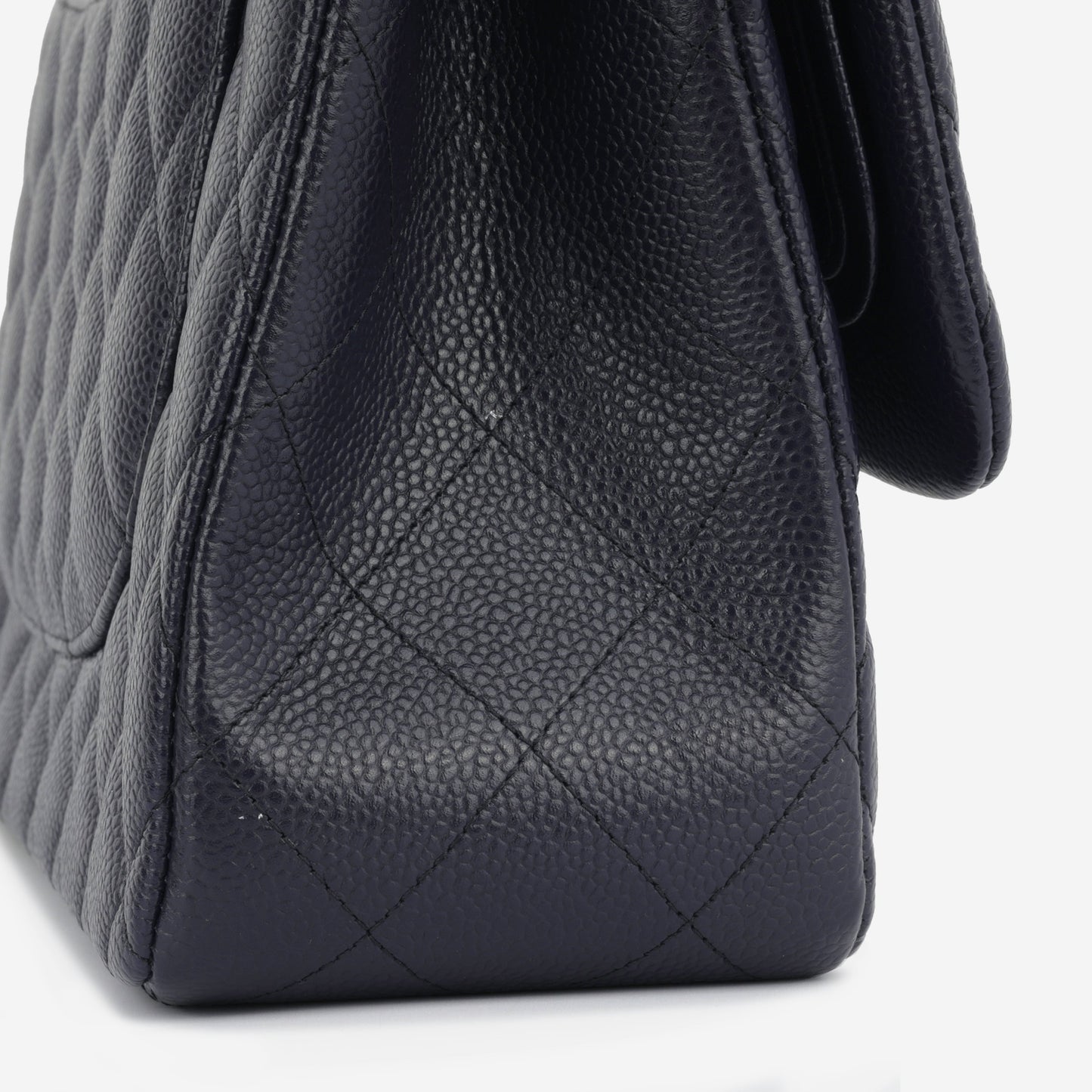 Chanel Classic Flap Lambskin Black Shoulder Bag Style 86