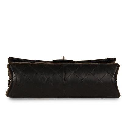 Chanel Classic Flap Calfskin Black Shoulder Bag Style 10