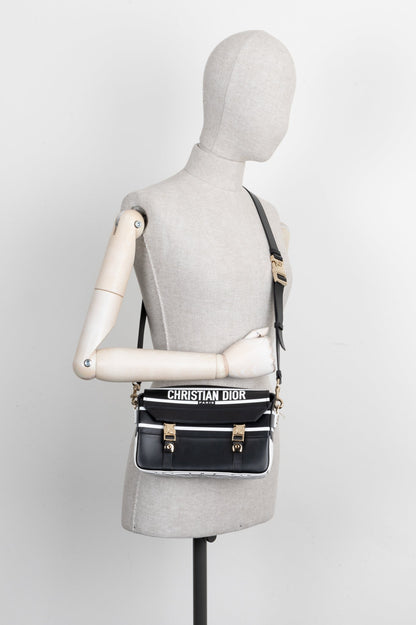 Christian Dior Diorcamp Cruise Crossbody Bag Black