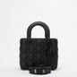 Dior Small Lady Dior My Abcdior Bag In Black Ultramatte 2020