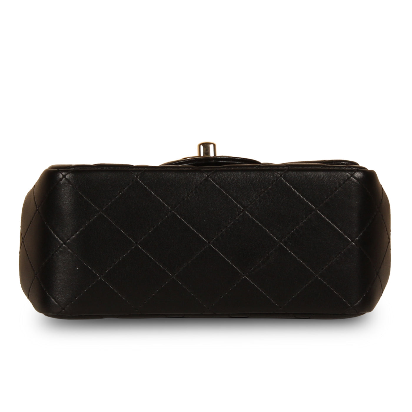 Chanel Classic Flap Lambskin Black Shoulder Bag Style 228