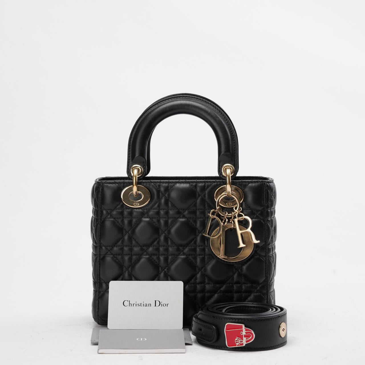 Dior Small Lady Dior My Abcdior Bag In Black 2017