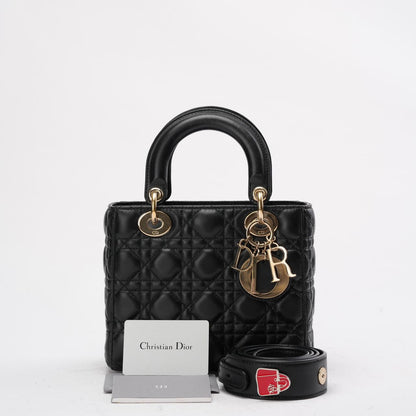 Dior Small Lady Dior My Abcdior Bag In Black 2017