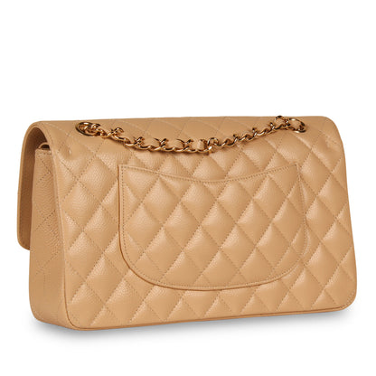 Chanel Classic Flap Lambskin Gold Shoulder Bag Style 38