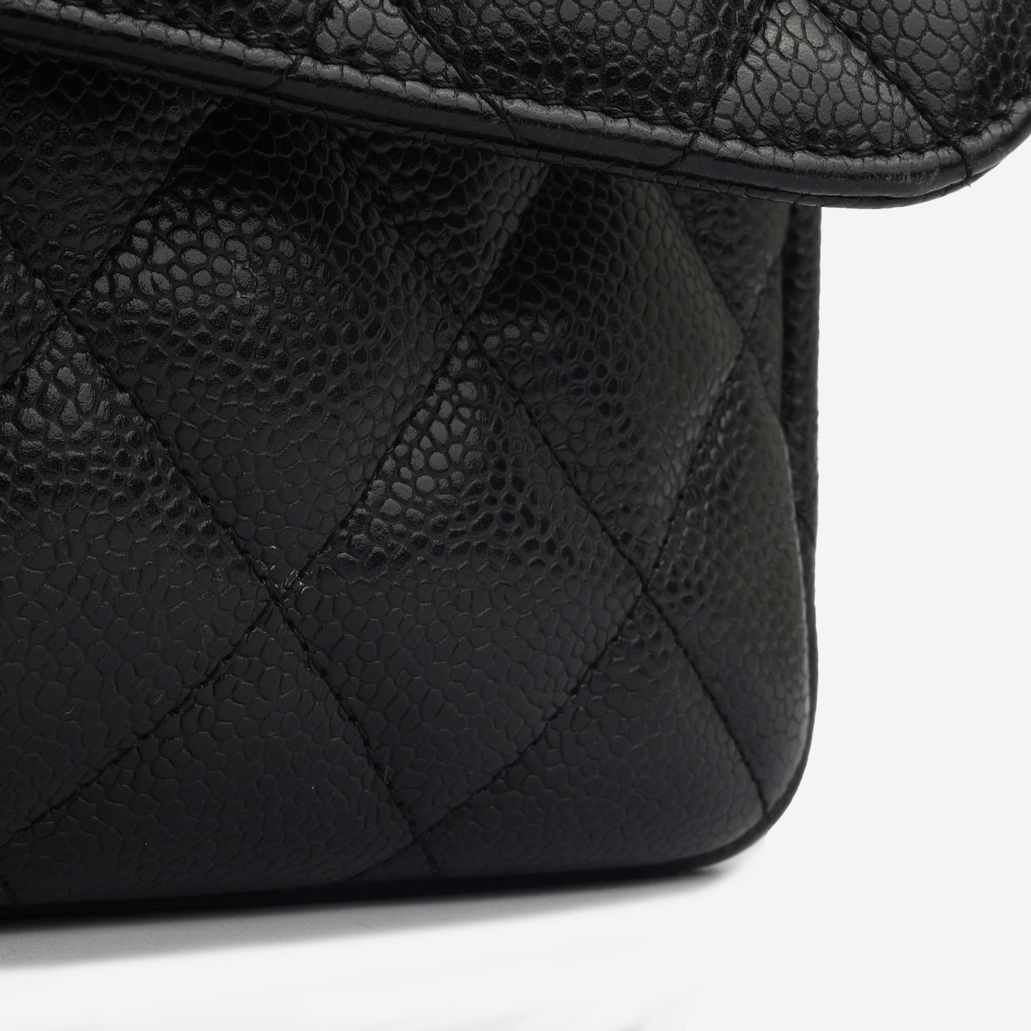 Chanel Classic Flap Caviar Black Shoulder Bag Style 4