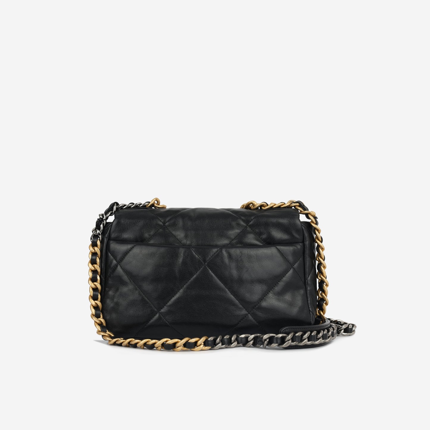 Chanel Chanel 19 Lambskin Black Shoulder Bag Style 11