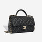 Chanel Classic Flap Lambskin Black Shoulder Bag Style 156