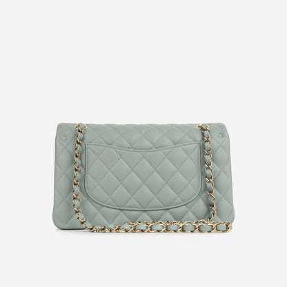 Chanel Classic Flap Lambskin Gold Shoulder Bag Style 22