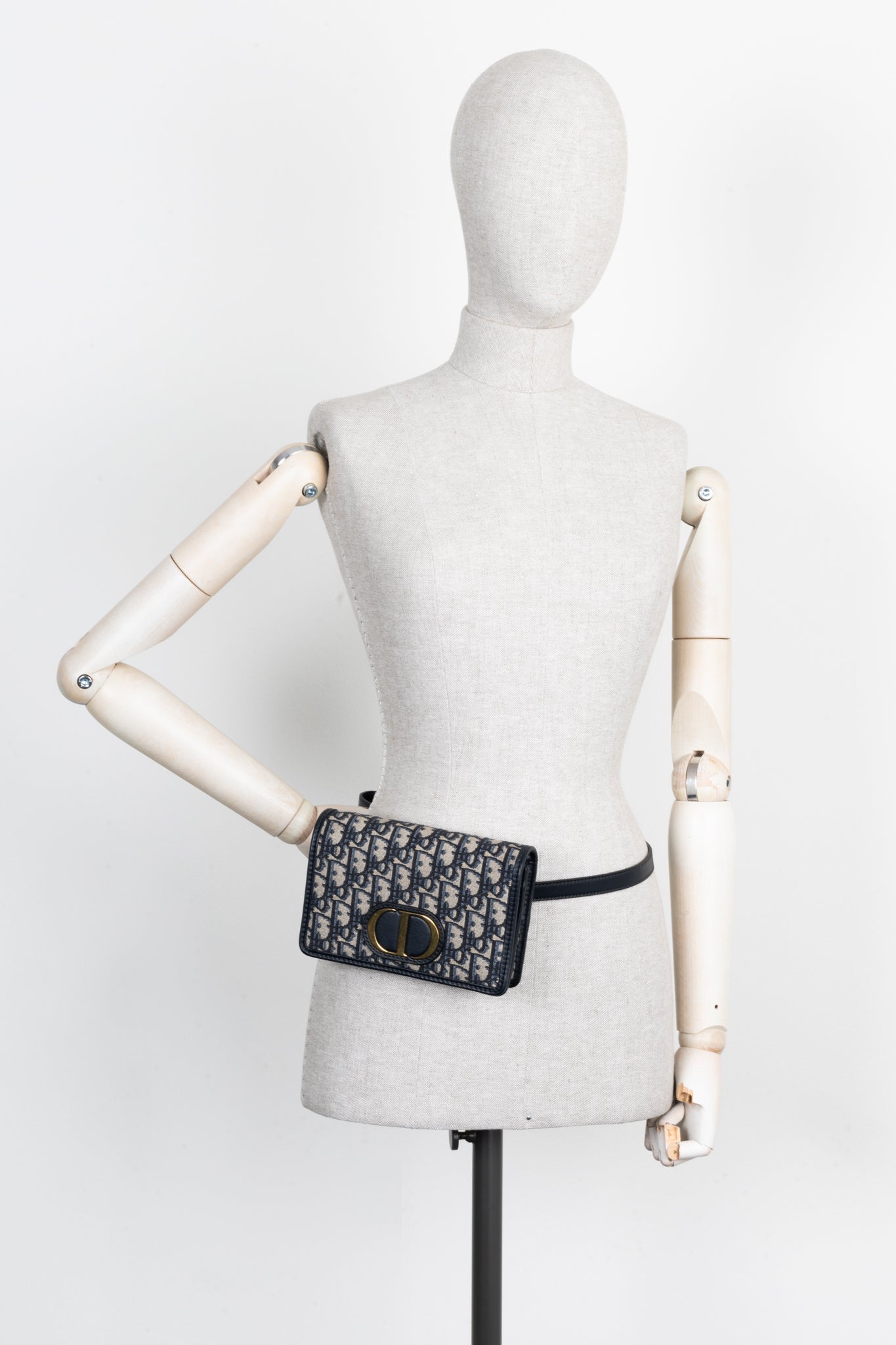 Christian Dior 2 In 1 30 Montaigne Pouch Oblique Jacquard