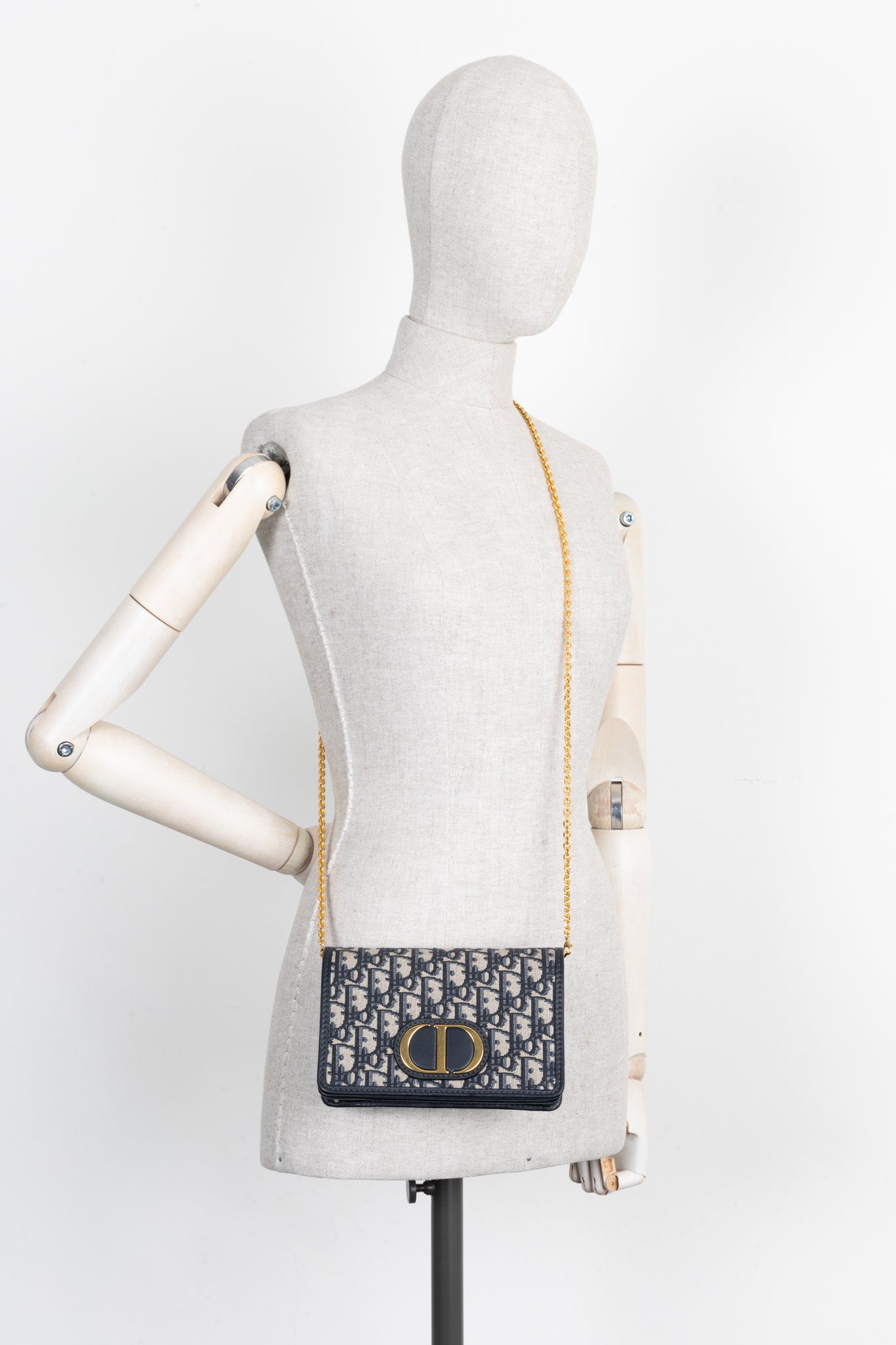 Christian Dior 2 In 1 30 Montaigne Pouch Oblique Jacquard