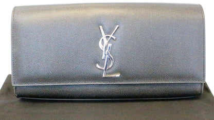 Saint Laurent Kate Leather Black Shoulder Bag Leather