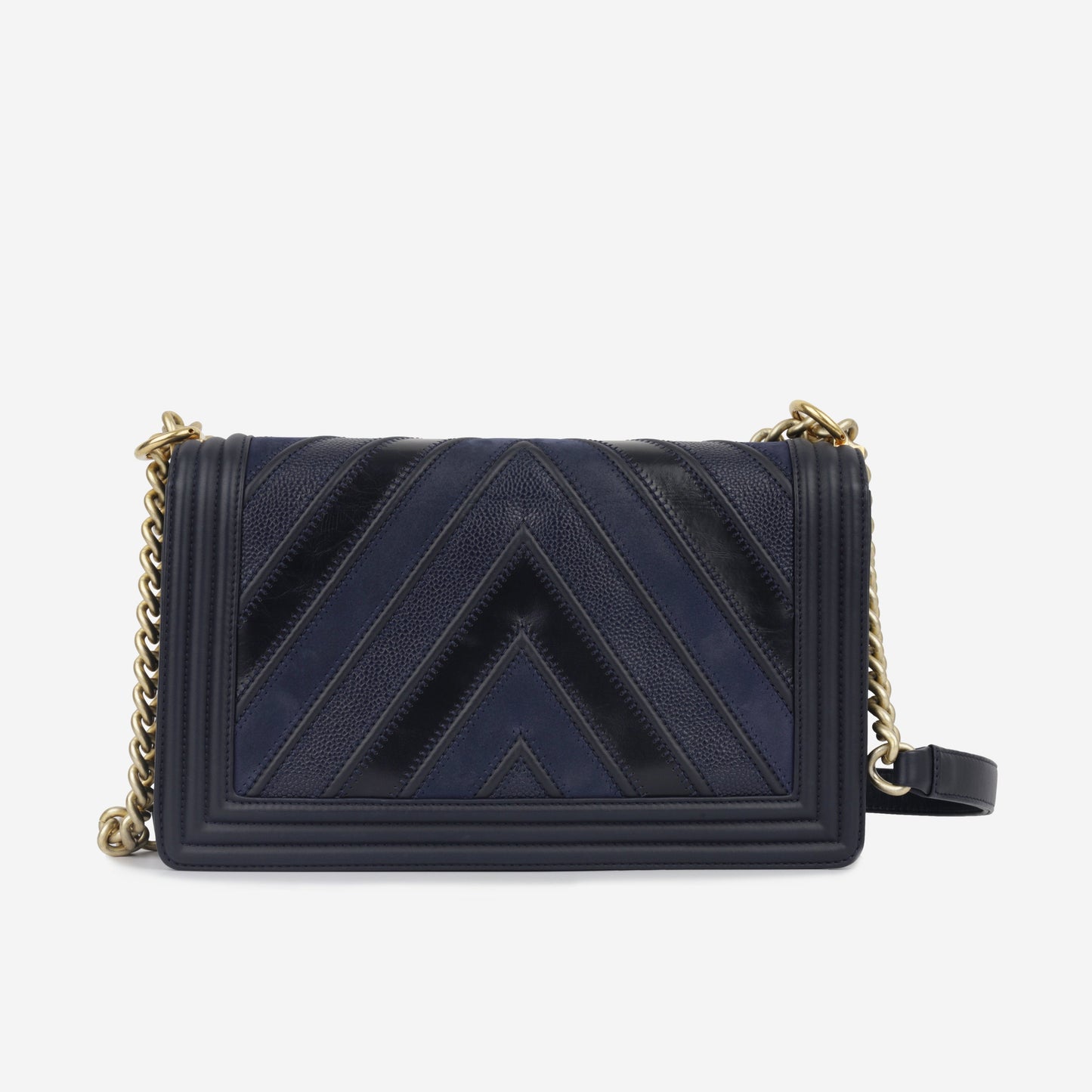 Chanel Boy Bag Caviar Gold Shoulder Bag Caviar