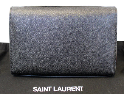 Saint Laurent Kate Leather Black Crossbody Style 6